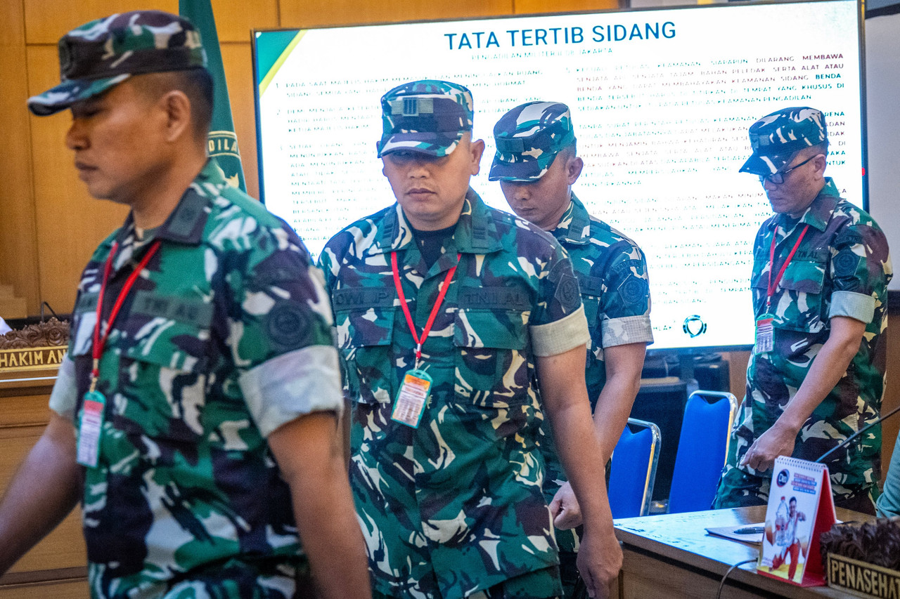 Sidang vonis kasus penyiraman air keras Andrie Yunus