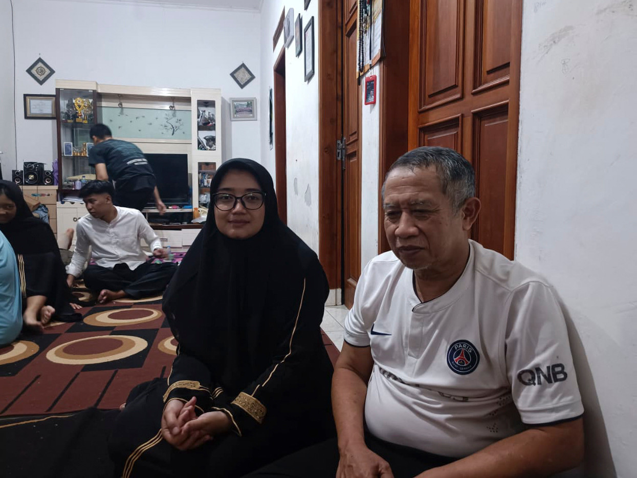 Eka Yulianti Istri Aiptu Asep yang jadi korban tabrak lari