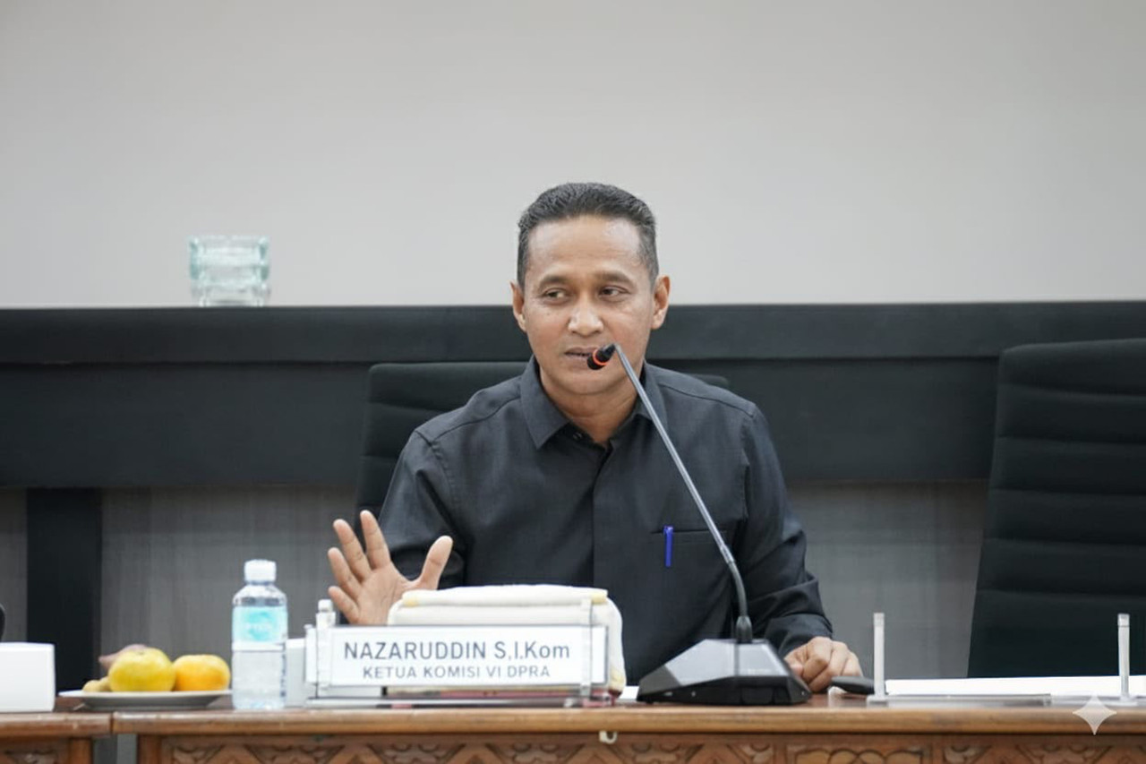 Ketua Komisi VI DPRA Nazaruddin
