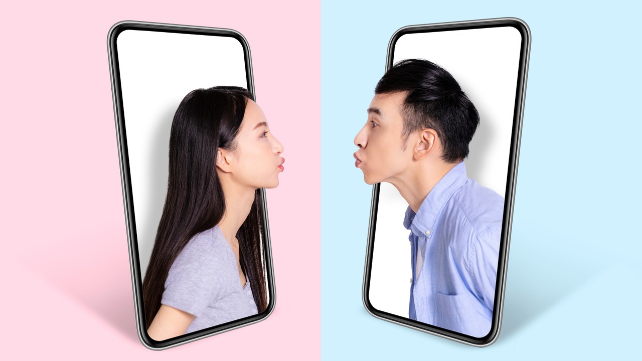 Lipsus Kencan Virtual- Ilustrasi dating online