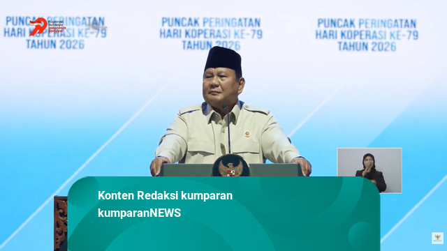 Prabowo di Harkopnas: Bakal Tertibkan BUMN-Koperasi Jadi Kunci Lawan Korupsi