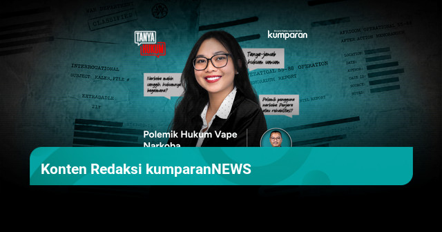 Tanya Hukum: Polemik Hukum Vape Narkoba