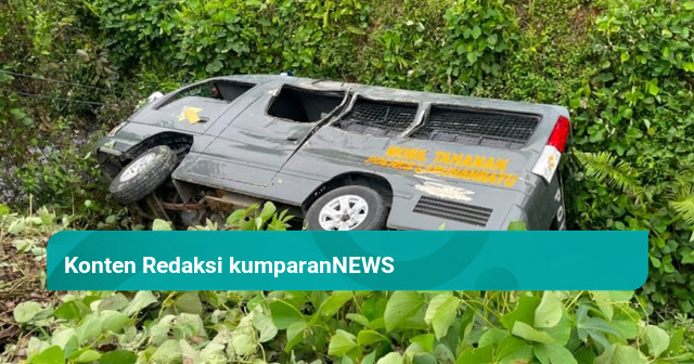 Mobil Tahanan Polisi Tabrakan vs Tronton di Labuhanbatu, Tak Ada Tahanan Kabur