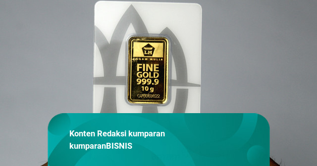 Harga Emas Antam Naik Rp 10.000 ke Rp 2.622.000 per Gram, Galeri24 Rp 2.587.000