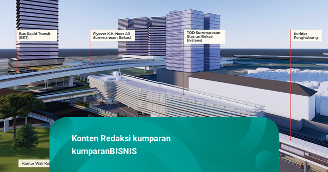 Begini Rencana Perluasan Stasiun Bekasi, Bakal Terhubung dengan Summarecon