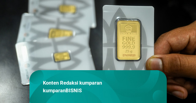 Harga Emas Antam Naik Rp 7.000 Jadi Rp 2,61 Juta per Gram, Galeri24 Rp 2,57 Juta