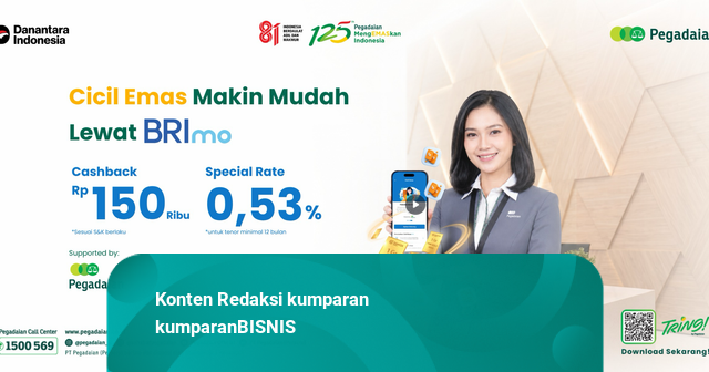 Cicil Emas Sekarang Lebih Mudah dan Praktis Lewat Aplikasi BRImo