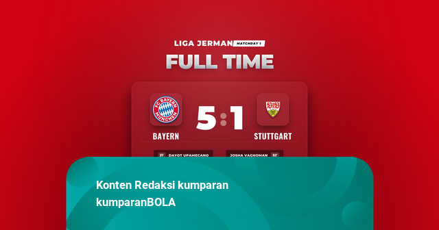 Hasil Liga Jerman: Bayern Raih Kemenangan Telak atas Stuttgart