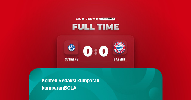 Hasil Liga Jerman: Schalke Tahan Imbang Bayern Tanpa Gol