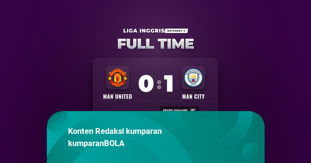 Hasil Liga Inggris: Man City Curi Kemenangan di Markas Man United