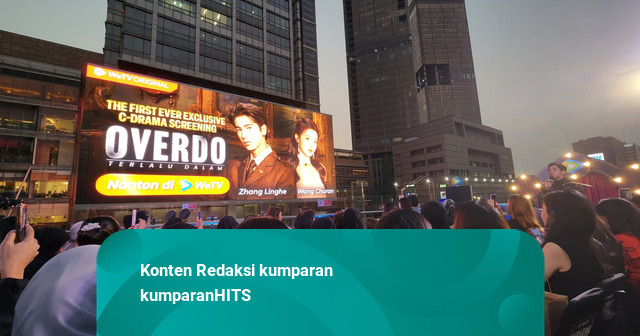 Nobar Dracin Overdo di Salah Satu LED Terbesar di Jakarta