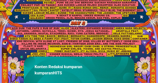 Line Up Synchronize Fest 2026 Dirilis, Ayu Ting Ting dan Afgan Debut