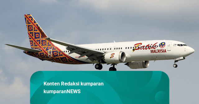 Penumpang Batik Air Malaysia-India Coba Pecahkan Kaca-Buka Paksa Pintu Darurat