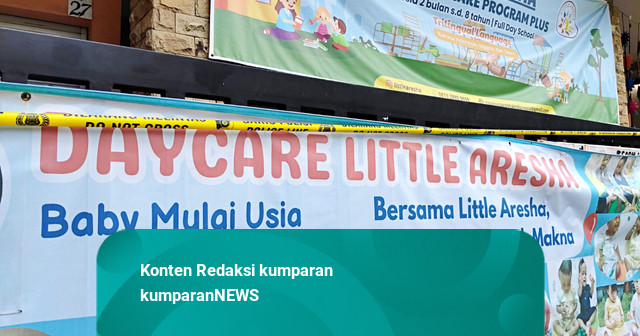 Polisi: Total Korban Kekerasan dan Penelantaran Daycare Little Aresha 157 Anak
