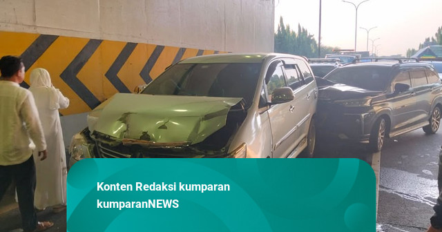 Kecelakaan Beruntun di Tol JORR Pasar Rebo, Libatkan Empat Mobil