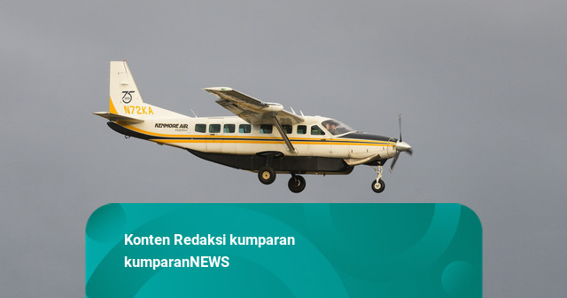 Pesawat di AS Terbakar usai Mendarat, Seluruh Kru dan Penumpang Selamat