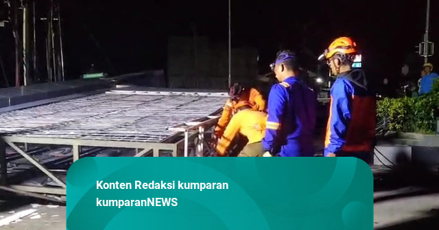 Videotron di Majalengka Roboh, Seorang Pemotor Tewas Tertimpa