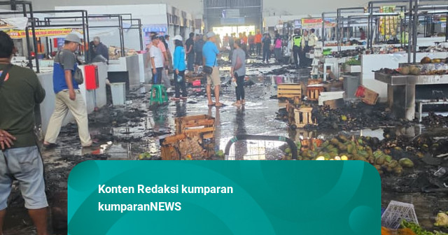 Pasar Modern BSB Semarang Terbakar, Diduga Berawal dari Ledakan Gas