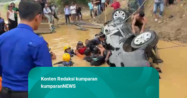 Mobil Travel Terjun ke Sungai di Batanghari Jambi, 1 Penumpang Tewas