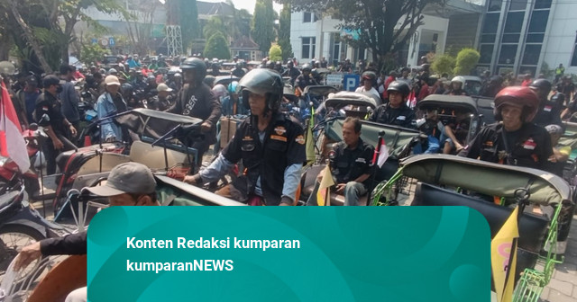 Ratusan Sopir Bentor Desak Penundaan Malioboro Full Pedestrian
