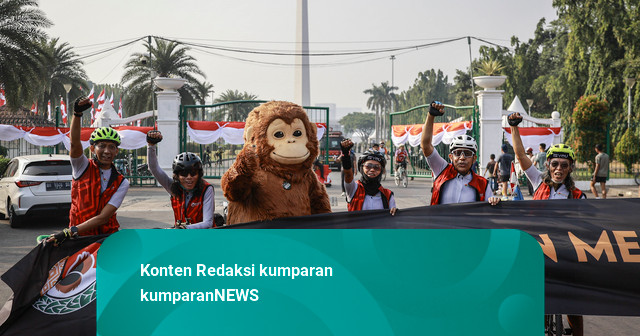 Foto: Gowes Sepeda 1.700 Km Demi Hutan dan Orang Utan
