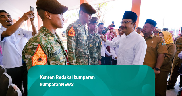 Gus Ipul Tinjau Taruna Bhakti Nusantara di Sekolah Rakyat Gresik