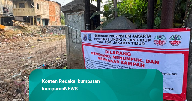TPS Liar di Kramat Jati Bukan Tempat Sampah: Lokasi Proyek Waduk Mangkrak