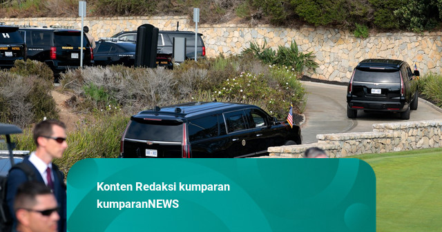 Seorang Pria Bersenjata Ditangkap di Lokasi Kunjungan Presiden Trump di LA