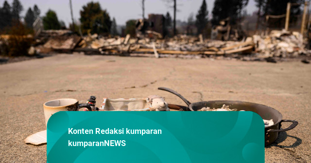 Foto: Yang Tersisa dari Kebakaran Hutan di Washington