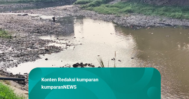 Kondisi Kali Bekasi Kembali Normal, Warna Air Tak Lagi Menghitam
