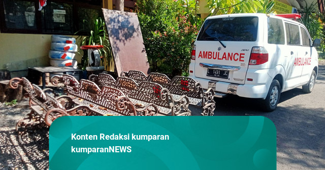 Pria di Surabaya Curi Kursi Taman Pakai Ambulans, Sudah 7 Kali Beraksi