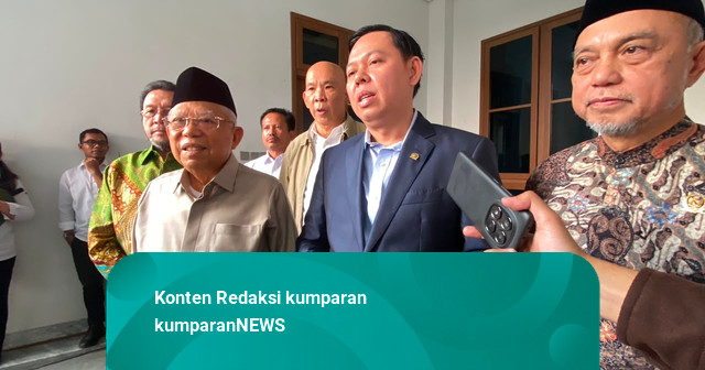 Pimpinan DPD Sambangi Kediaman Ma'ruf Amin, Antar Undangan Sidang Tahunan