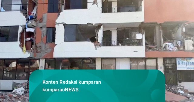 Foto: Gempa 7,4 Magnitudo Guncang Kolombia, 22 Orang Tewas