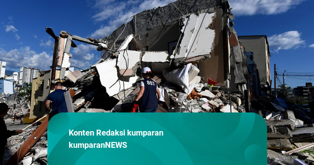 Foto: Porak-poranda Kolombia Diguncang Gempa 7,4 Magnitudo