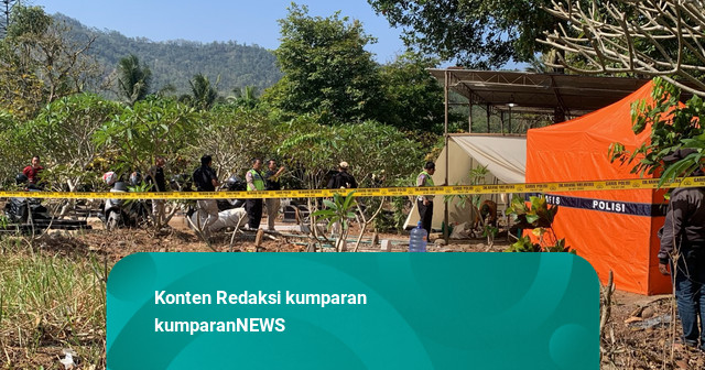 Jelang Ekshumasi, Makam Sutrimo Digaris Polisi-Tenda Inafis Didirikan