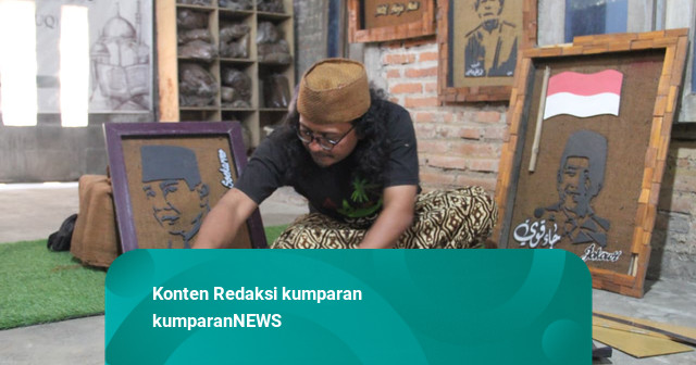 Kreasi Perajin Limbah Spons Kudus: Bikin Siluet Jokowi, Sita Perhatian saat G20