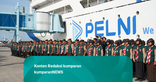 TNI AL Kawal Keberangkatan 346 Pramuka Sumut ke Jambore Nasional