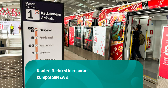 LRT Jakarta Kelapa Gading-Manggarai 98% Siap, Pramono: Tinggal Persinyalan