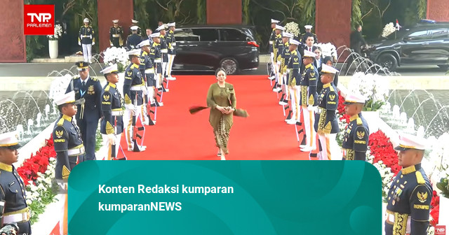 Momen Puan Lari Kecil Usai Ketinggalan Sambut Prabowo Tiba di DPR