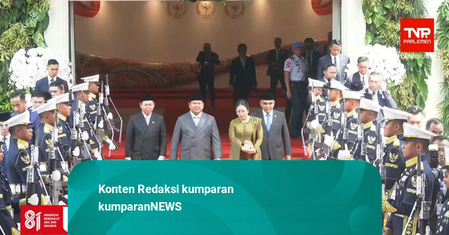 Momen Puan-Muzani Antar Prabowo usai Sidang Tahunan 2026, Jokowi Nyusul