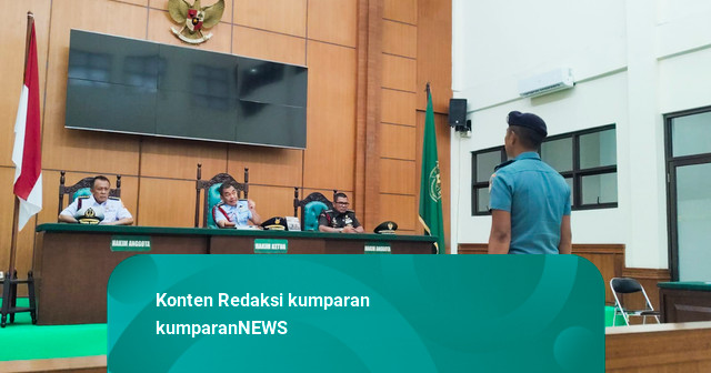 Oditur Militer Tuntut Oknum Mayor Laut Penjara 5 Tahun-Dipecat di Kasus Sabu