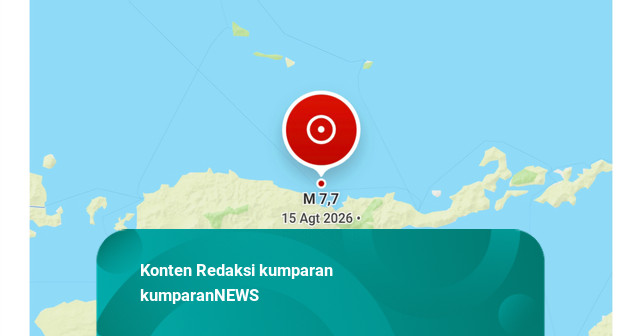 Gempa 7,7 Magnitudo Guncang Nagekeo NTT, BMKG Keluarkan Peringatan Dini Tsunami