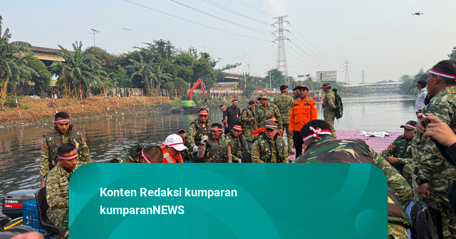 TNI-Polri dan Pemprov DKI Bersihkan Sungai Kalijodo, 3.550 Personel Dikerahkan
