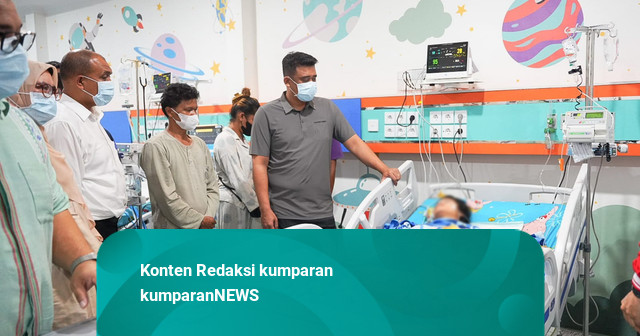 Gubernur Bobby Jenguk Korban Keracunan MBG di RS Haji, Pastikan Pulih Total
