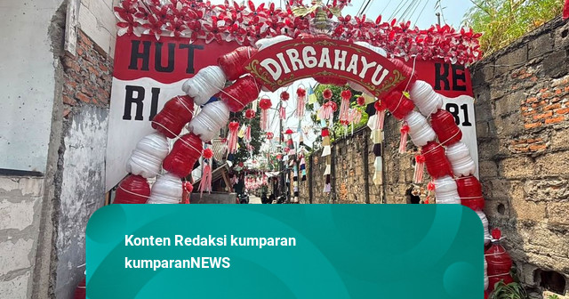 Modal Rp 500 Ribu, Warga Sunter Sulap Gang Jadi Kampung Kemerdekaan