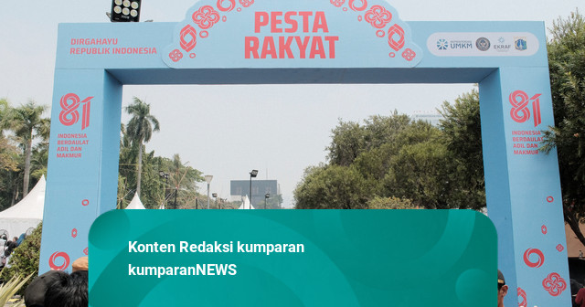 Dari Tasikmalaya hingga Kaltim, Warga Tumpah Ruah ke Monas Rayakan Kemerdekaan