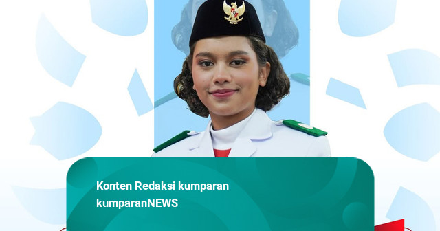 Neeltje Deliana dari Papua Jadi Pembawa Baki Penurunan Bendera di Istana