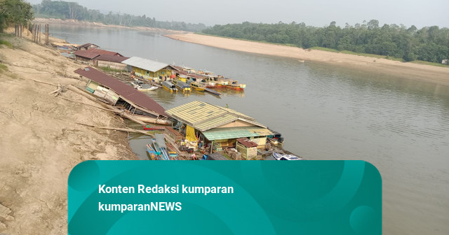 Surutnya Mahakam, Salah Satu Sungai Terpanjang di Kalimantan
