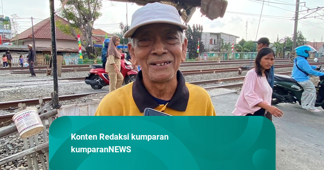 26 Tahun Jadi Penjaga Palang Kereta, Hamad: Tetap Saya Omel yang Nekat Nerobos