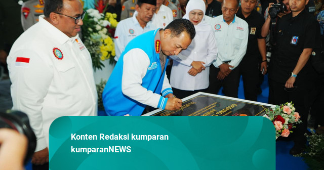 Kapolri Resmikan Gedung KSPSI AGN Jatim